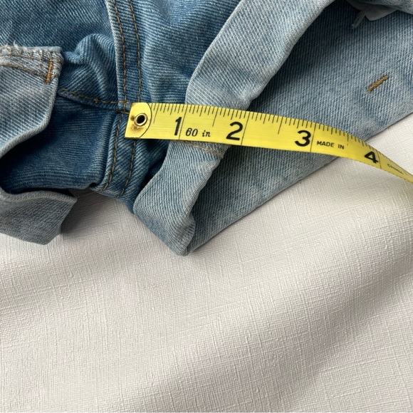 Shein High Waisted Distressed Jean Shorts Size S - Picture 6 of 8